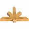 Ekena Millwork Redmond Rough Sawn Timber Gable Bracket, Western Red Cedar, 36"W x 24"H x 4"D x 4"F, 16/12 Pitch GBW036X24X0404RED00RWR - alternate 3